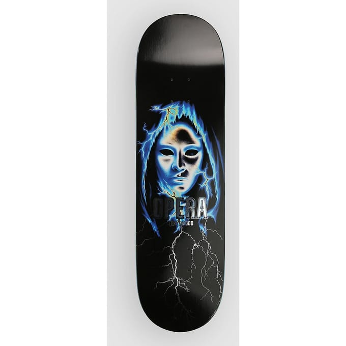 Opera Skateboards Trey Wood Lightning Ex7 8.75" Skateboard Deck zwart