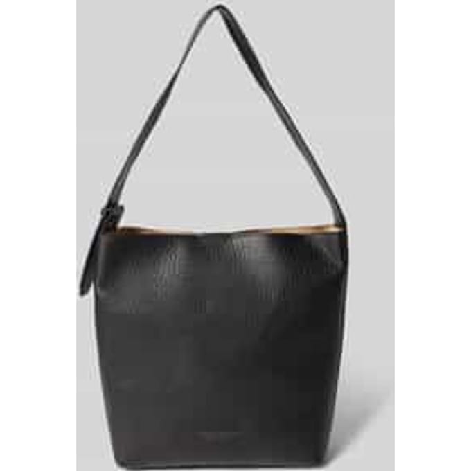 Marc O'Polo schoudertas Anina Hobo Bag Black zwart