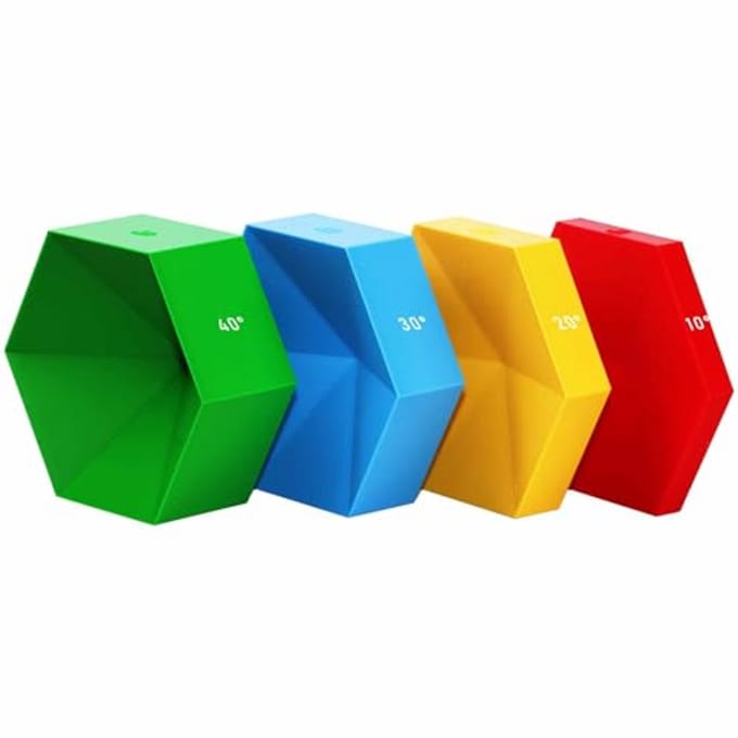 Gebrandschilderd Glas Succulente Jig Set met 6 Bloemblaadjes voor 3D Bloemen