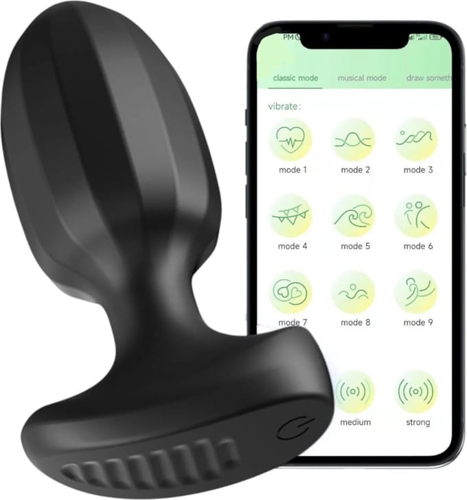 Power Escorts App Controled Plug - Silicone