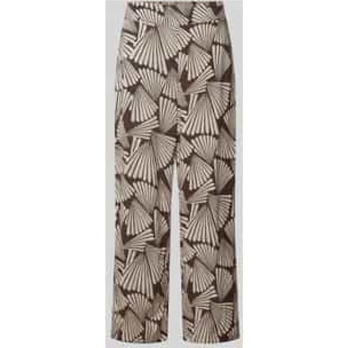 Wide leg broek met Franse steekzakken