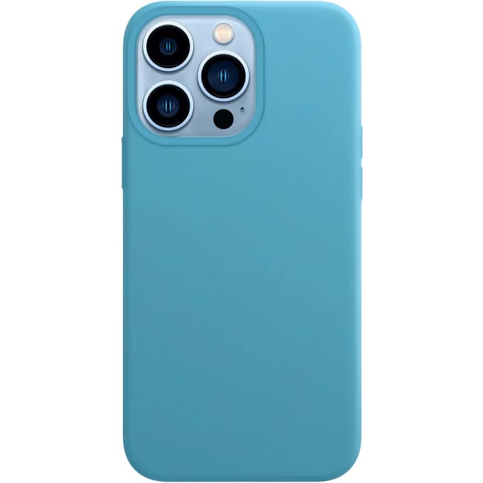 iPhone 13 Pro Siliconen Back Cover - Blauw