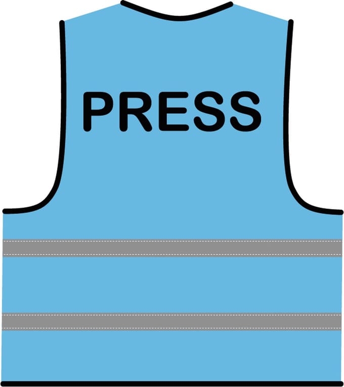 Press hesje lichtblauw