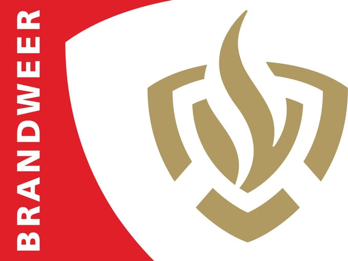 Vlag Brandweer - 150x225 cm - Glanspolyester