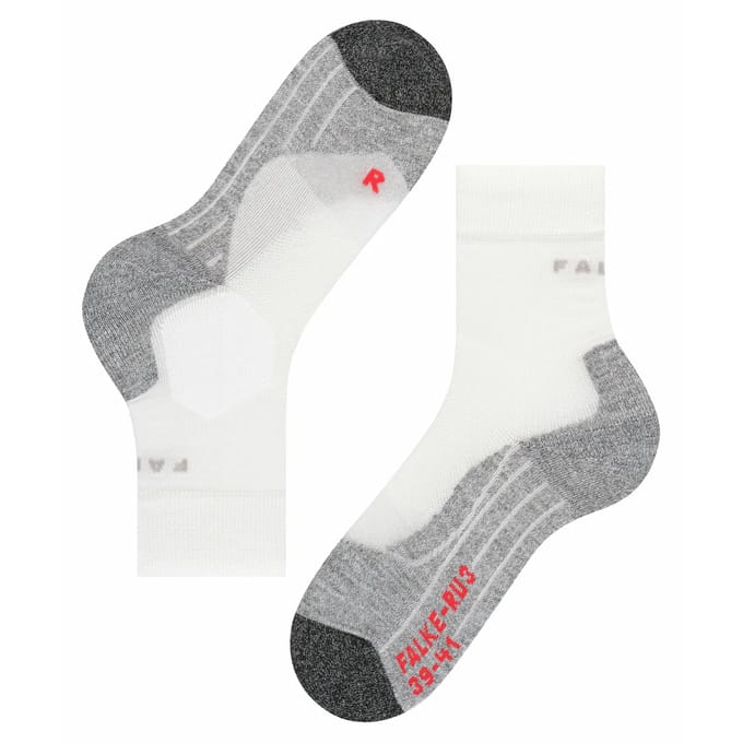 FALKE RU3 anti-blaar lyocell functioneel materiaal hardloopsokken heren wit - maat 49-50