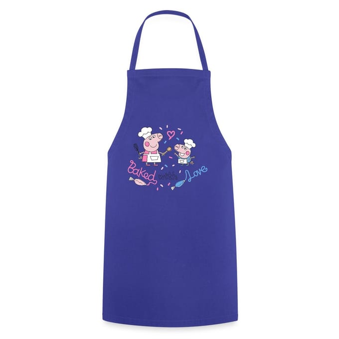 Peppa Pig Design Baked With Love Keukenschort