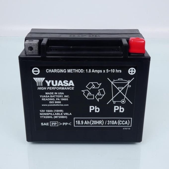 Yuasa Ytx20Hl Fa Accu Factory Activated