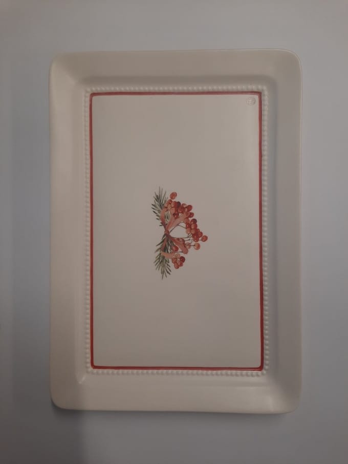 Christmas Bough Cheese Tray