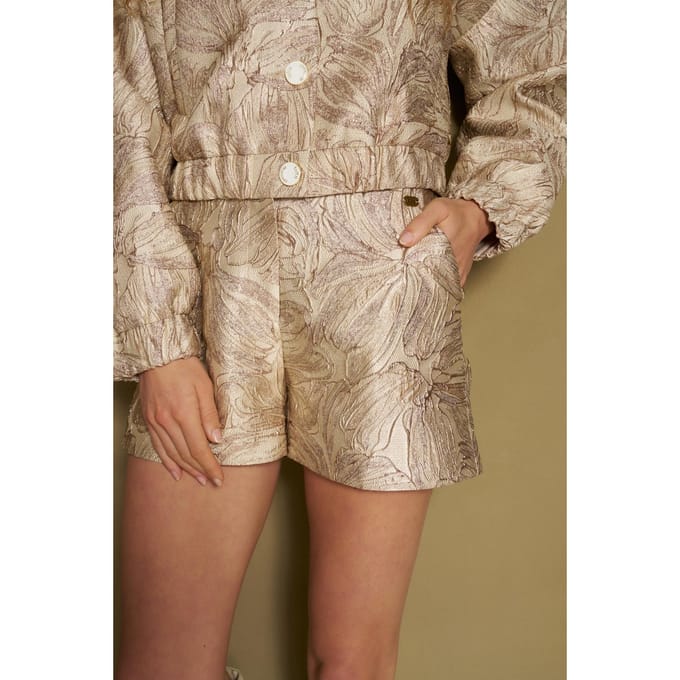 Short Elody - Fancy Jacquard | Cream