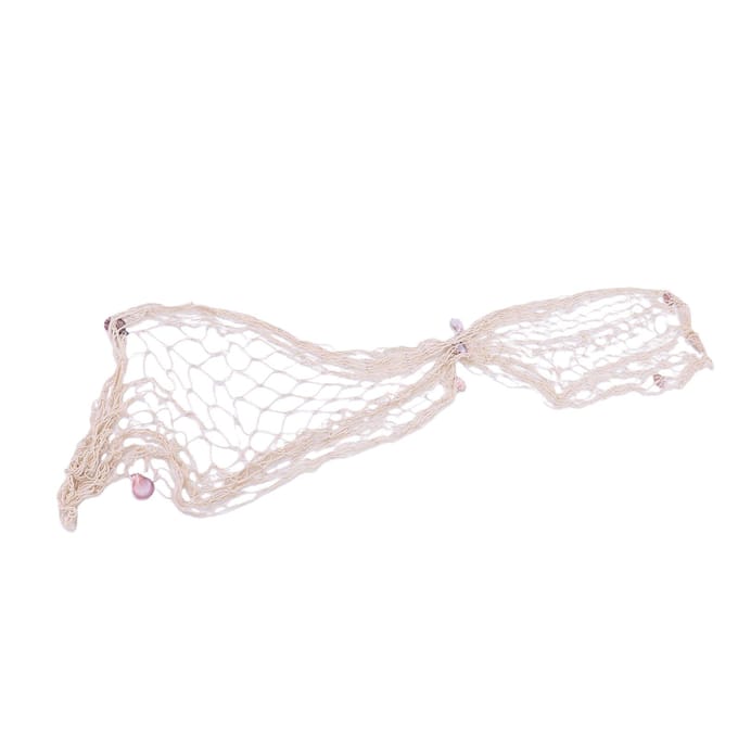 Decoratief Visnet Katoon Touw Zacht Comfortabel Visnet Wanddecoratie voor Feesten white