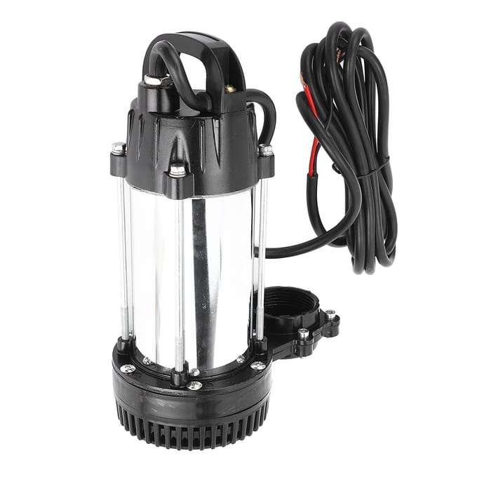Zonne-waterpomp DC12V 220W Zonne-diepbron Dompelpomp met 1in 1.5in 2in Uitlaataansluiting
