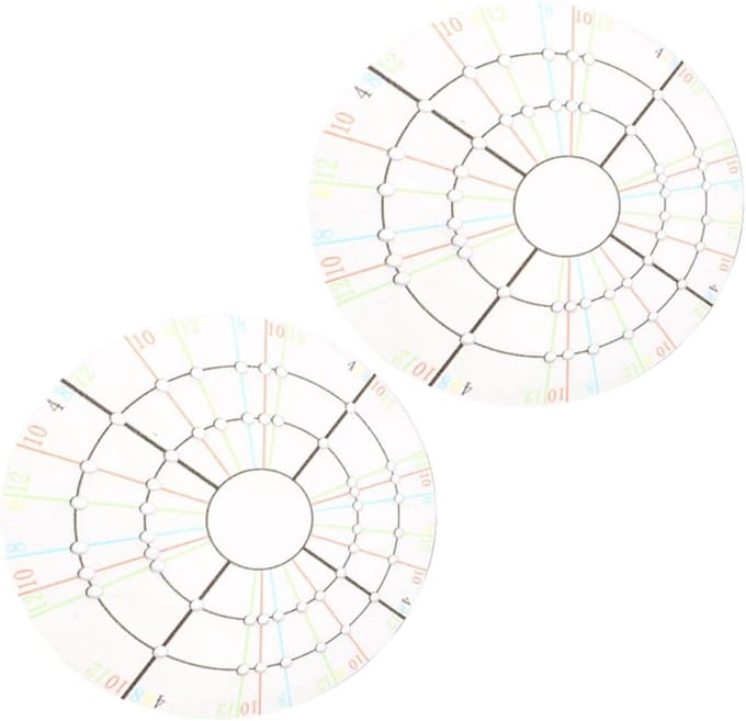 Keramiek Divider Set - Pottenbak Gereedschap - Pottenbakken Precisie - Ergonomische Grip - 9 cm Diameter - Transparant