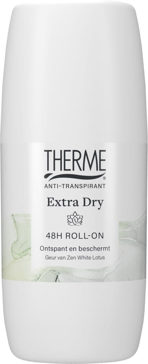 THERME Anti-Transpirant Extra Dry Zen White Lotus Roller - 6 x 60 ml