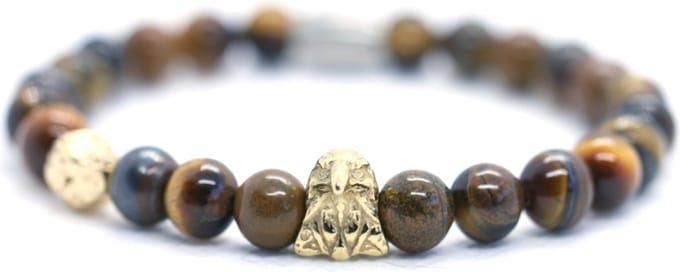 heren armband goud lava adelaar