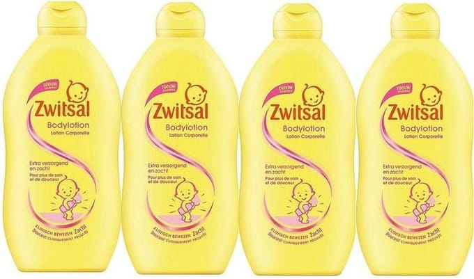 Zwitsal - Baby huidverzorging - Bodylotion - 400ml x 4