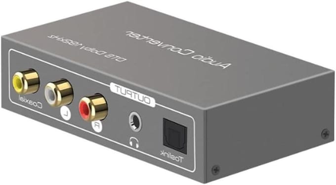 Audio Converter - Geluidsadapter - Geluid Kwaliteit - 192KHz Hoge Sample Rate - Compact Formaat - Zwart