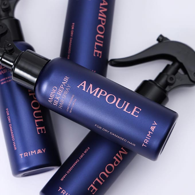 Ampoule de laque réparatrice pour cheveux Trimay Amino Silk black