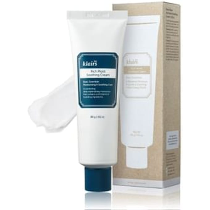 dear, klairs Rich Moist Soothing Cream - Intensief hydraterende gezichtscrème voor een kalmerende verzorging