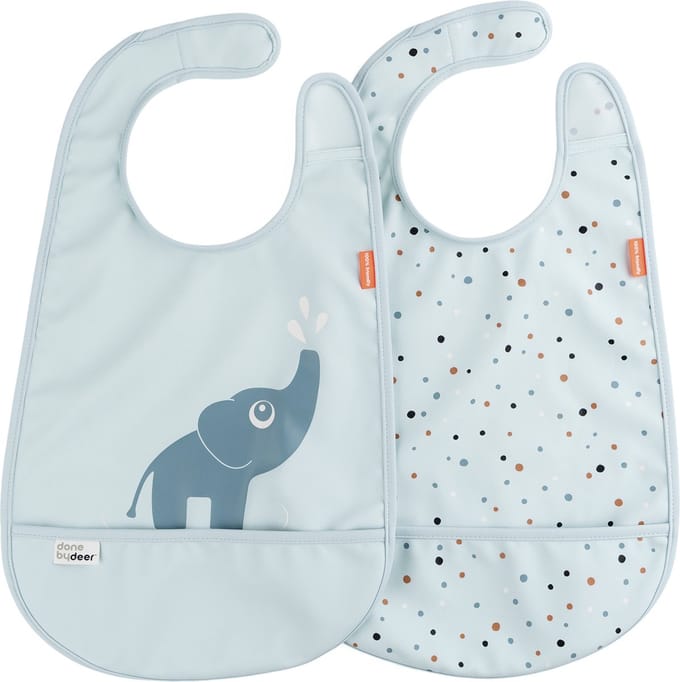 Done by Deer slabbetje set van 2 - Elphee Blue