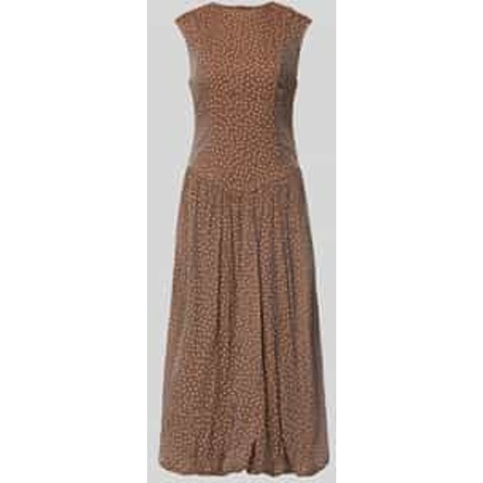 Bubble jurk met ronde hals model 'KRISSI'