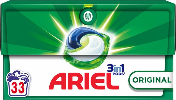 Ariel 3in1 Wasmiddel Pods Original - 33 stuks