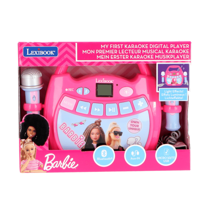 Barbie Bluetooth luidspreker met microfoons en lichteffecten