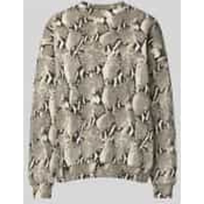 Oversized sweatshirt van Katoen
