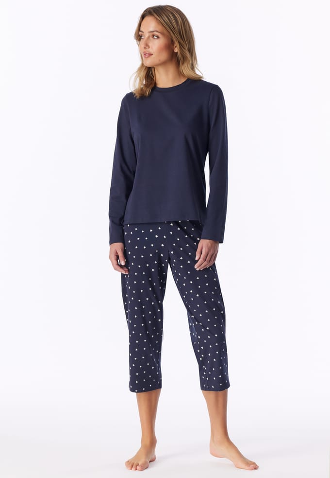 Shirt met lange mouwen, diepblauw - Mix+ Relax 42