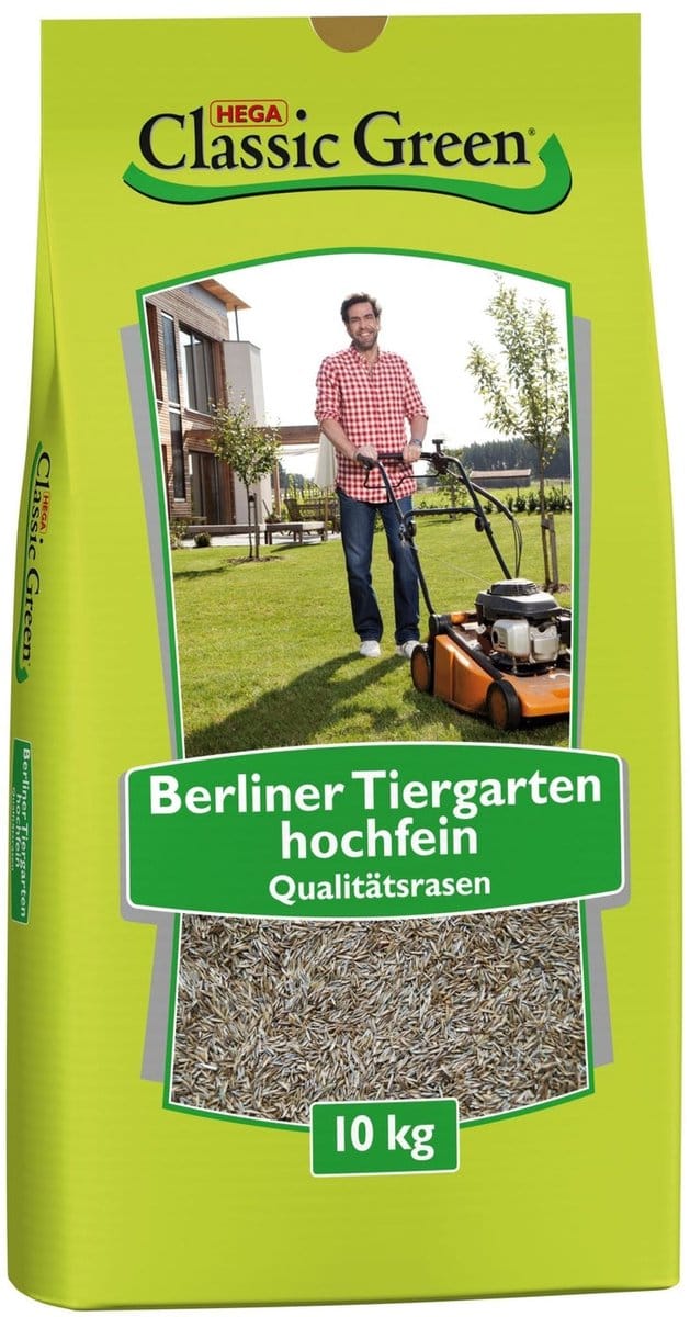 Klassiek groen gras Berlin Tiergarten hoogfijn - 10kg