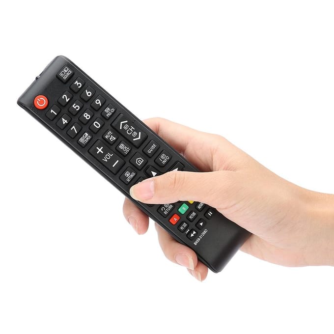 Télécommande de remplacement pour téléviseur Samsung BN59-01268D black