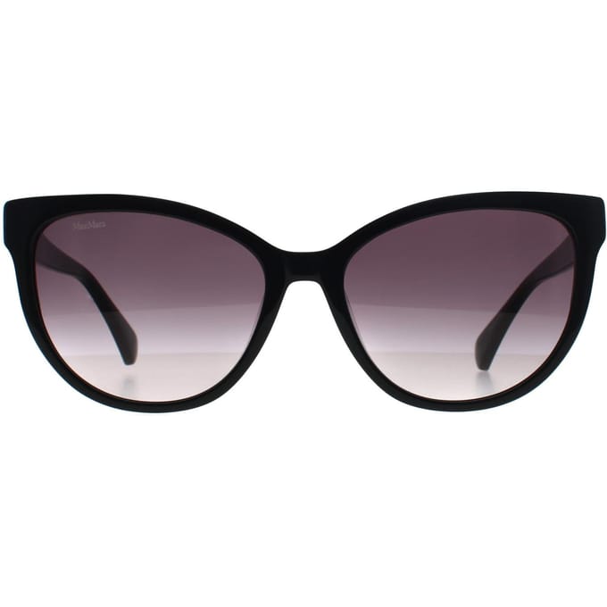 Max Mara Ronde Dames Glimmend Zwart Rook Grijs Kleurverloop MM0058 Logo 13
