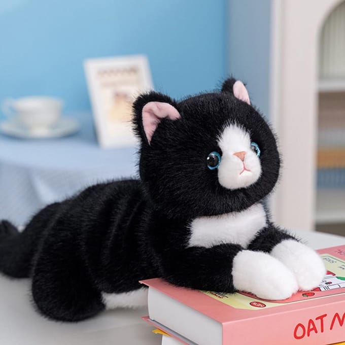 Zware Knuffelkat van Pluche – Kalmerend en Knuffelbaar Speelgoed (45/60 cm)