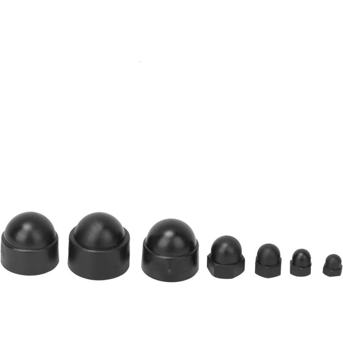 145pcs Nylon Plastic Hex Nut Cover Bolts Protection Cap M4 M5 M6 M8 M10 M12 Hardware Fasteners