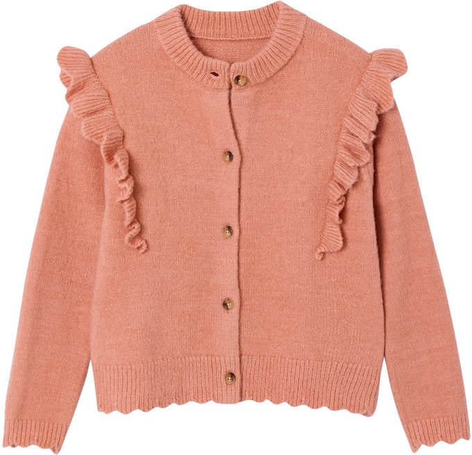 Vertbaudet Meisjesvest met fantasie ruches