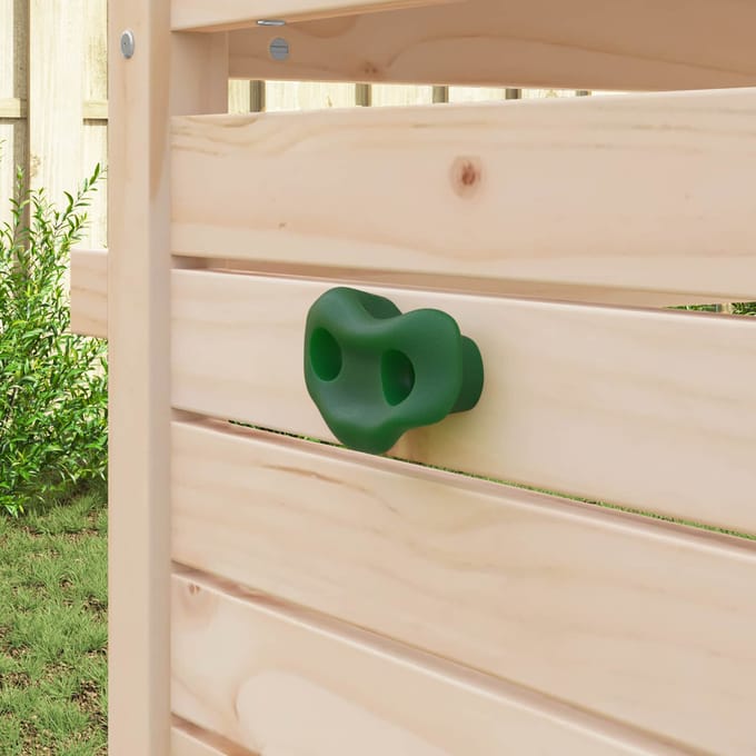 vidaXL Klimgreep 2 pcs Groen 100 x 67 x 43 mm PP