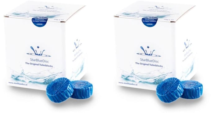 Starbluedisc toiletblokjes 48 stuks blauw