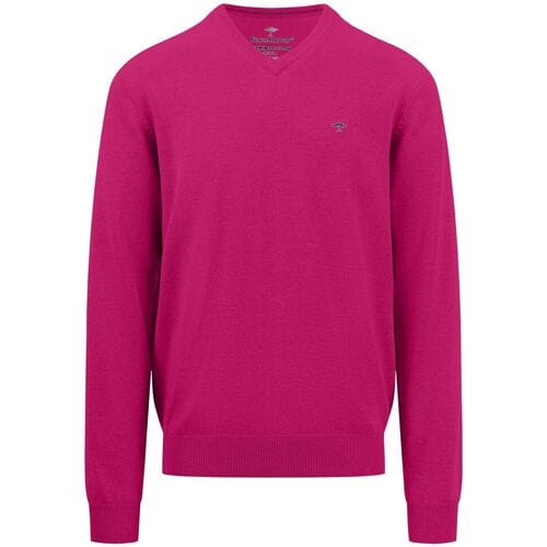 Fynch-Hatton Trui V-Neck Uni Superfine Cotton Malaga / male