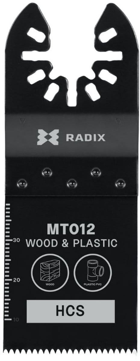 Radix - Multitool zaagblad - HCS - 18 tanden (1.4mm) - Gefreesd - 40x34mm