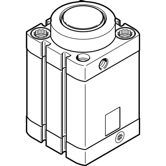 Festo Stoppercilinder 50mm Boring 30mm Slag Dubbelwerkend - 576149 - P2F2H
