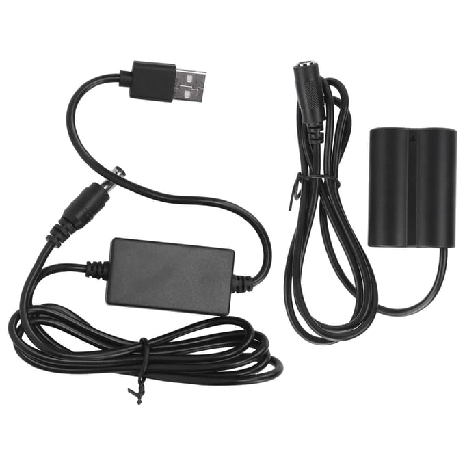 NPW235 Dummy Batterij DC Koppeling Stroomadapter met USB Aandrijfkabel voor Fujifilm XT4 GFX100S gray