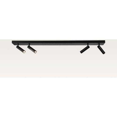 LUSENZ Plafondlamp Taviro nero - G9-fitting - Minimalistisch design - IP20 voor binnen