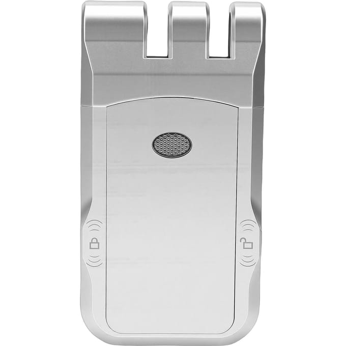 Serrure de porte intelligente invisible WIFI avec télécommande application mobile déverrouillage serrure à pêne dormant électronique sans clé antivol pour white