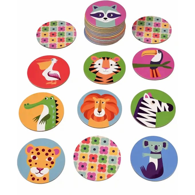 Geheugen spelletjes Rex London Colourful Creatures (x24)