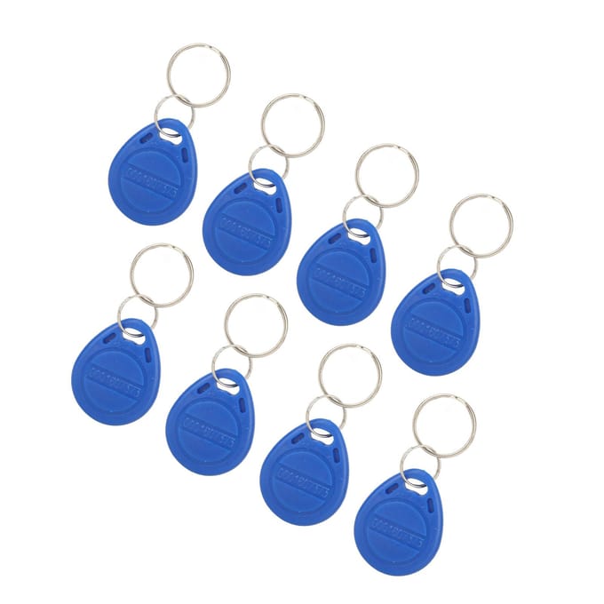 100 stuks blauwe sleutelhangers RFID-proximitykaartsleutel voor toegangscontrole(ID-kaart) blue