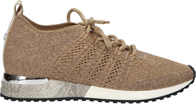 La Strada Sneaker Goud Knitted - Damesschoenen - Maat - 40