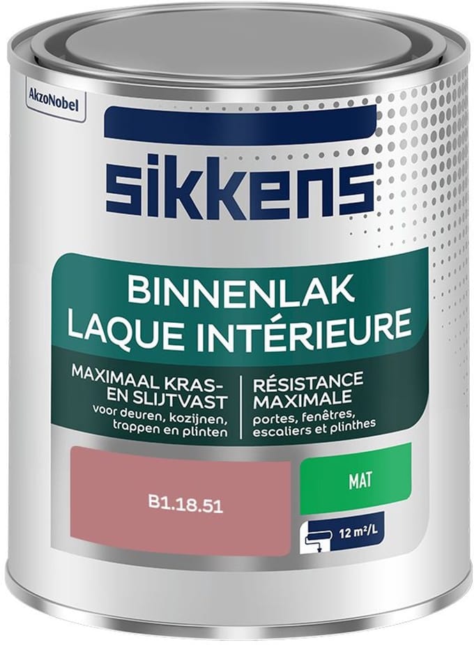Sikkens - Binnenlak Mat - B1.18.51 - Mengverf - 750 Ml