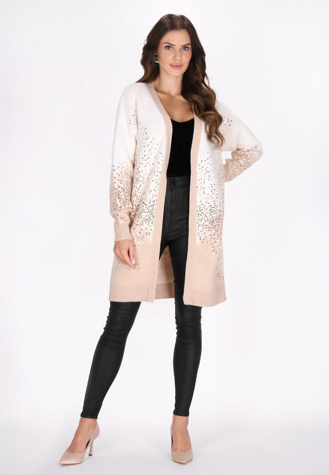 Faina Vest Dames Gebroken wit beige