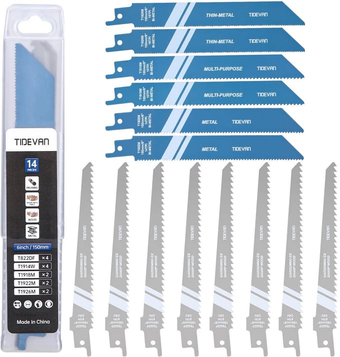 Dailygoody - Reciprocating Saw Blades - Sabre Saw Blades Set - 14