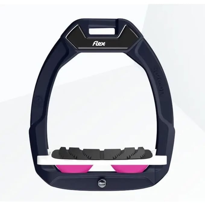 Veiligheidspaletten voor paardrijden Hellend Grip Groen/Wit/Roze Flex-On Safe-On