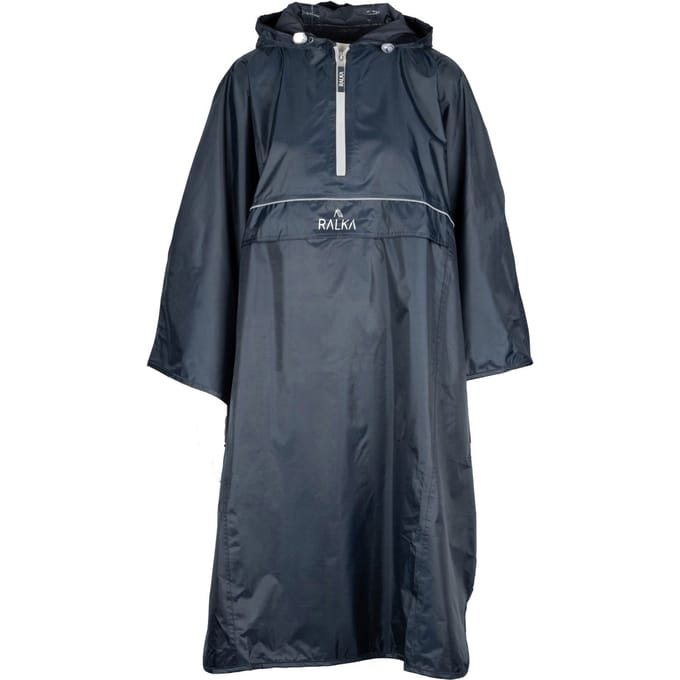 Ralka Regenponcho Waterdicht & Reflectie - Blauw - Volwassenen